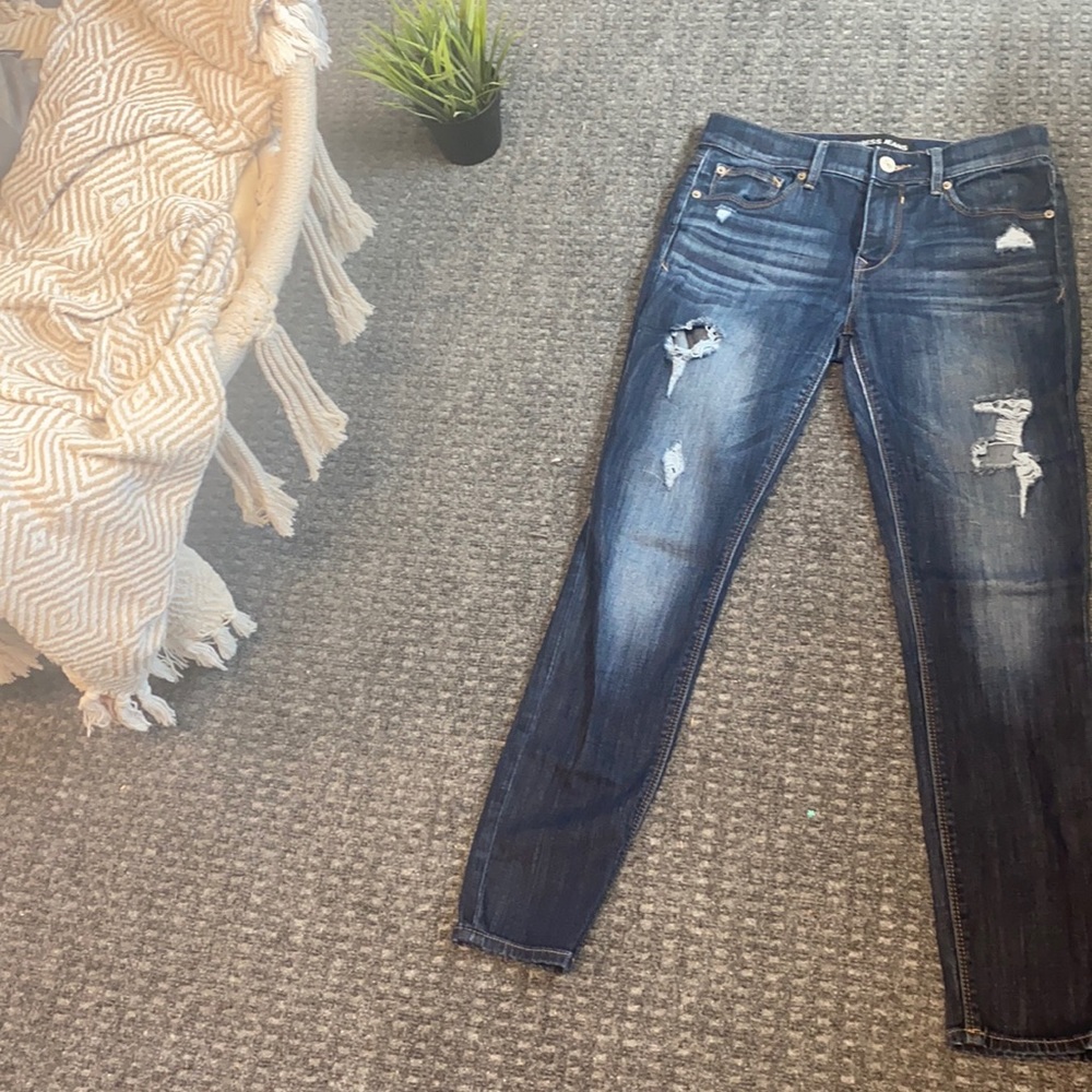 Express Distressed Demin Jeans